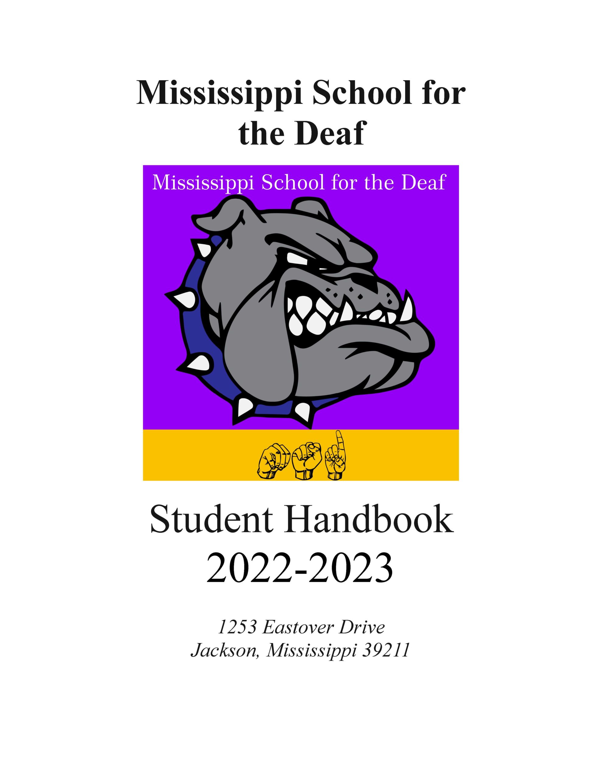 MSD Handbook Cover - 2022-23