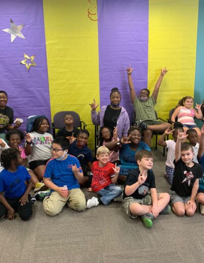 Elementary kiddos enjoying their PBIS Party sponsored by First Presbyterian Church of Jackson! Being able to reward positive behaviors, good study skills, and making good choices is really key in a young person's life!